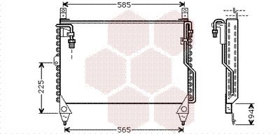 VAN WEZEL Kondensaator,kliimaseade 30005242